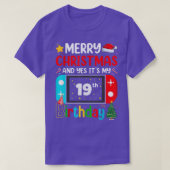 Video Game Lover Merry Kerstmis Ja Het is mijn 19d T-shirt (Design voorkant)