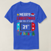 Video Game Lover Merry Kerstmis Ja Het is mijn 21e T-shirt (Design voorkant)