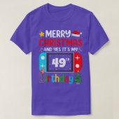 Video Game Lover Merry Kerstmis Ja Het is mijn 49e T-shirt (Design voorkant)
