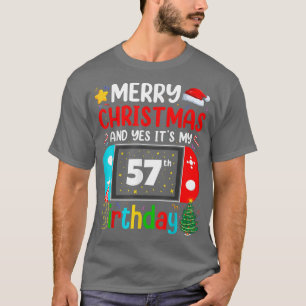 Video Game Lover Merry Kerstmis Ja Het is mijn 57e T-shirt