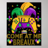 Video game Mardi Gras Carnival Costume Gaming Cont Poster (Voorkant)