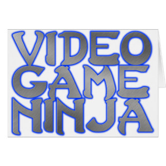 VIDEO GAME NINJA (blauw)