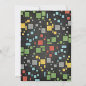 Video Game Niveau Omhoog Verjaardag Uitnodiging (Achterkant)