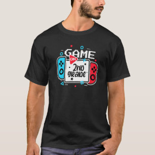 Video game op tweede klas Kinder team tweede achte T-shirt
