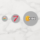 Video Game Party Confetti Tafel Decor (Achterkanten)