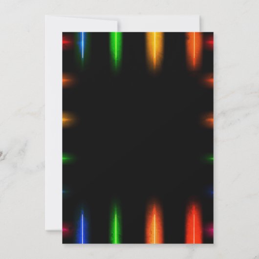 Video Game Party Controller Neon Gaming Birthday Kaart (Achterkant)