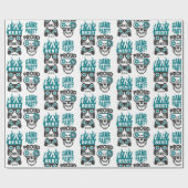 Video game party level up Gamer Wrapping Paper Cadeaupapier (Vlak)