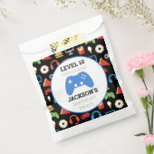 Video game party level Up Kids Birthday Gamer Bedankzakje (Gezegeld)