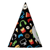 Video game party level Up Kids Birthday Gamer Feesthoedjes (Links)