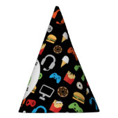 Video game party level Up Kids Birthday Gamer Feesthoedjes (Rechts)