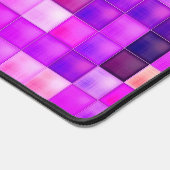 Video Game Pixels Pink Square Pattern Bureaumat (Hoek)
