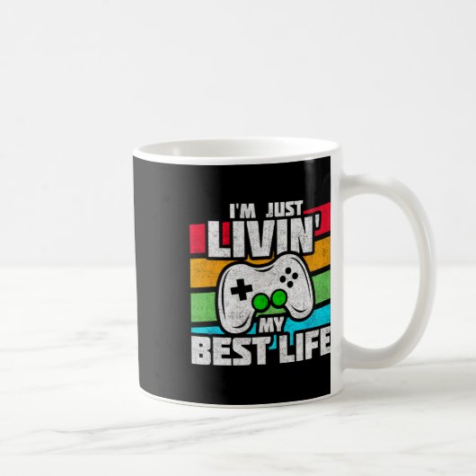 Video Game Player - PC Console Online Gaming - Fun Koffiemok (Rechts)