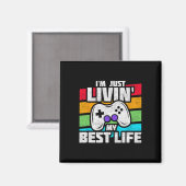 Video Game Player - PC Console Online Gaming - Fun Magneet (Voorkant / Achterkant)