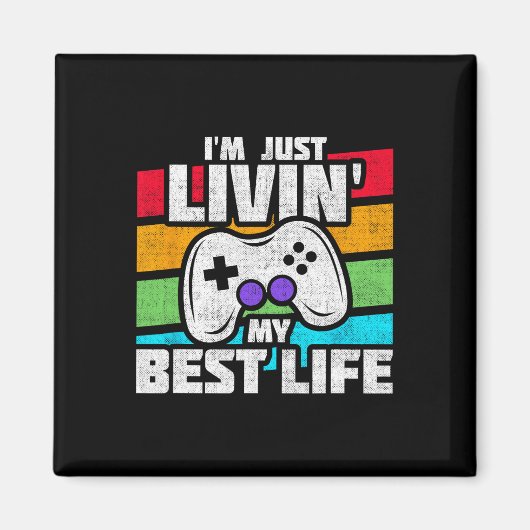 Video Game Player - PC Console Online Gaming - Fun Magneet (Voorkant)