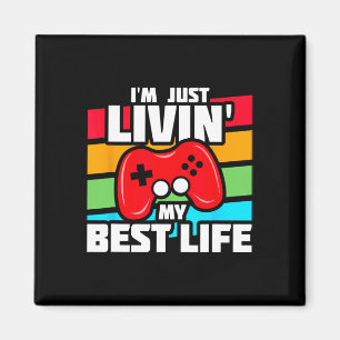 Video Game Player - PC Console Online Gaming - Fun Magneet