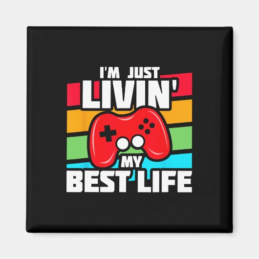 Video Game Player - PC Console Online Gaming - Fun Magneet (Voorkant)
