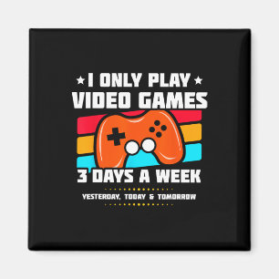 Video Game Player - PC Console Online Gaming - Fun Magneet