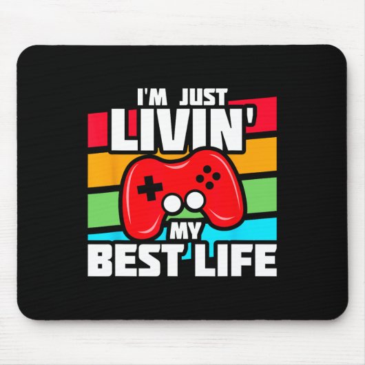 Video Game Player - PC Console Online Gaming - Fun Muismat (Voorkant)