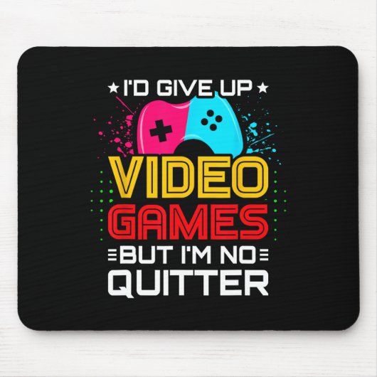 Video Game Player - PC Console Online Gaming - Fun Muismat (Voorkant)