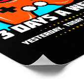 Video Game Player - PC Console Online Gaming - Fun Poster (Hoek)