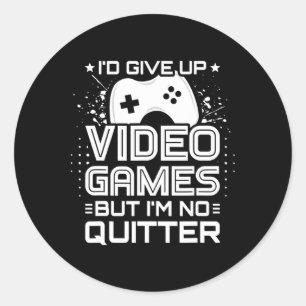 Video Game Player - PC Console Online Gaming - Fun Ronde Sticker