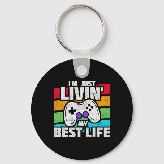 Video Game Player - PC Console Online Gaming - Fun Sleutelhanger (Voorkant)