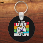 Video Game Player - PC Console Online Gaming - Fun Sleutelhanger (Voorkant)