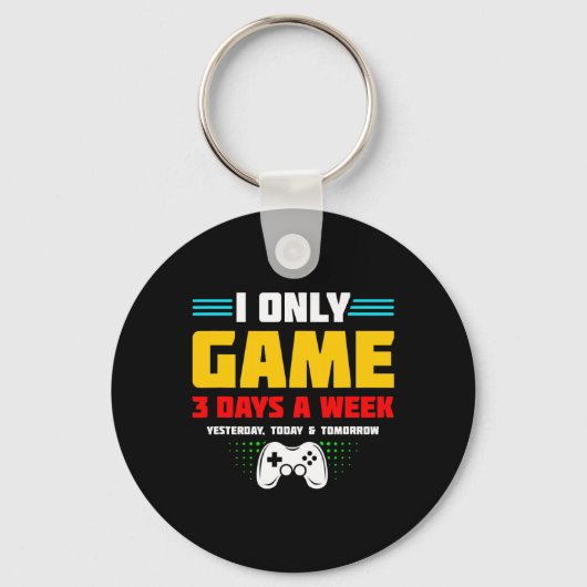 Video Game Player - Video Gamer - Gamer Meme - Fun Sleutelhanger (Voorkant)