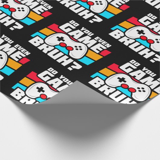 Video Game Player - Video Gaming - Funny Gamer Cadeaupapier (Hoek)