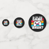 Video Game Player - Video Gaming - Funny Gamer Confetti (Achterkanten)