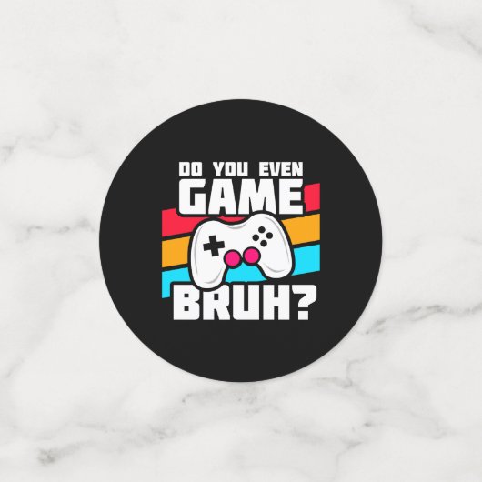 Video Game Player - Video Gaming - Funny Gamer Confetti (Kleine voorkant)