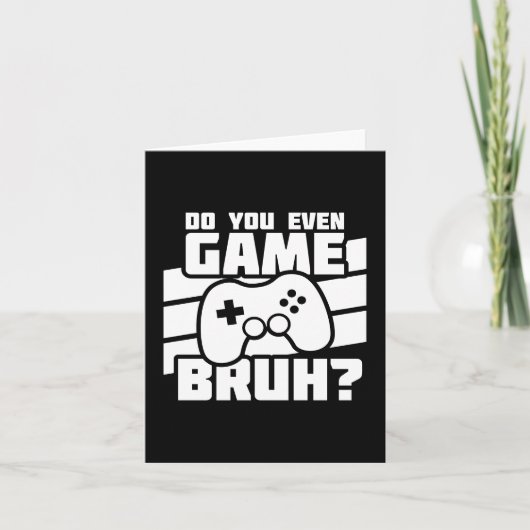 Video Game Player - Video Gaming - Funny Gamer Kaart (Voorkant)