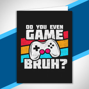 Video Game Player - Video Gaming - Funny Gamer Kaart