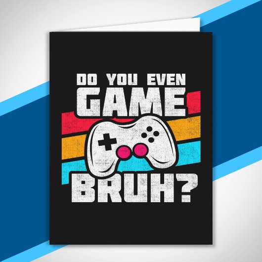 Video Game Player - Video Gaming - Funny Gamer Kaart