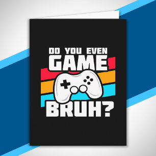 Video Game Player - Video Gaming - Funny Gamer Kaart