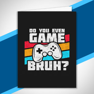 Video Game Player - Video Gaming - Funny Gamer Kaart