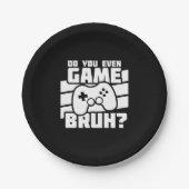 Video Game Player - Video Gaming - Funny Gamer Papieren Bordje (Voorkant)