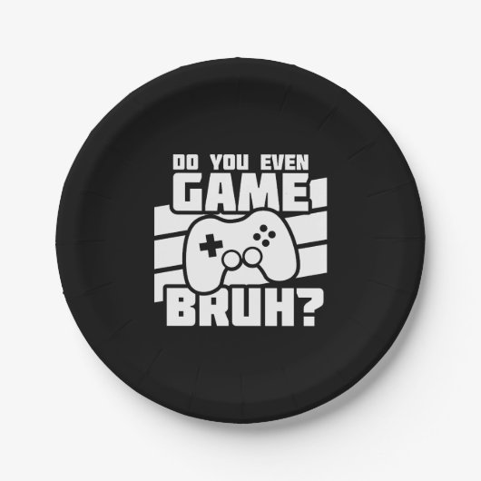 Video Game Player - Video Gaming - Funny Gamer Papieren Bordje (Voorkant)