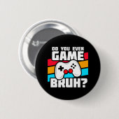 Video Game Player - Video Gaming - Funny Gamer Ronde Button 5,7 Cm (Voorkant /achterkant)