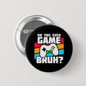 Video Game Player - Video Gaming - Funny Gamer Ronde Button 5,7 Cm (Voorkant /achterkant)