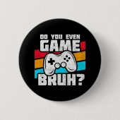 Video Game Player - Video Gaming - Funny Gamer Ronde Button 5,7 Cm (Voorkant)
