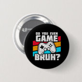 Video Game Player - Video Gaming - Funny Gamer Ronde Button 5,7 Cm (Voorkant /achterkant)