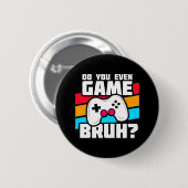 Video Game Player - Video Gaming - Funny Gamer Ronde Button 5,7 Cm (Voorkant /achterkant)