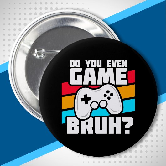 Video Game Player - Video Gaming - Funny Gamer Ronde Button 5,7 Cm
