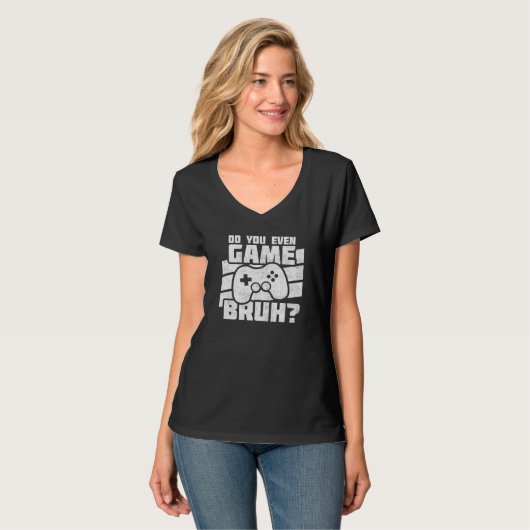 Video Game Player - Video Gaming - Funny Gamer T-shirt (Voorkant volledig)