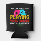 Video Game Player - Video Gaming - Video Gamer Blikjeskoeler (Achterkant)