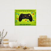 VIDEO GAME POSTER GAME for Birthday Parites (Keuken)