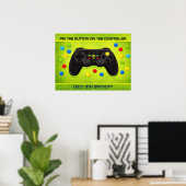 VIDEO GAME POSTER GAME for Birthday Parites (Thuiskantoor)