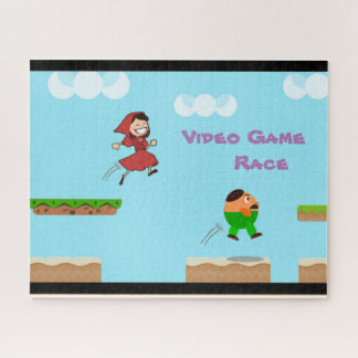 Video Game Race Puzzle Legpuzzel