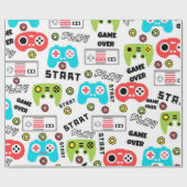 Video-game Retro Cadeaupapier (Vlak)
